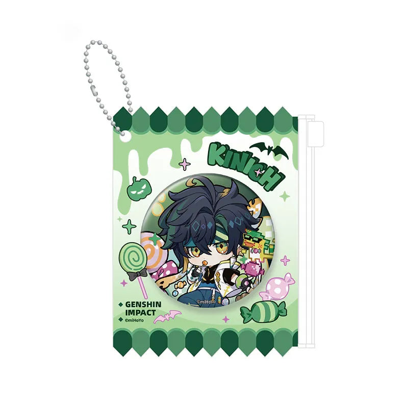 Genshin Impact Kinich Immernachtreich Reverie Series badge featuring character themed artwork