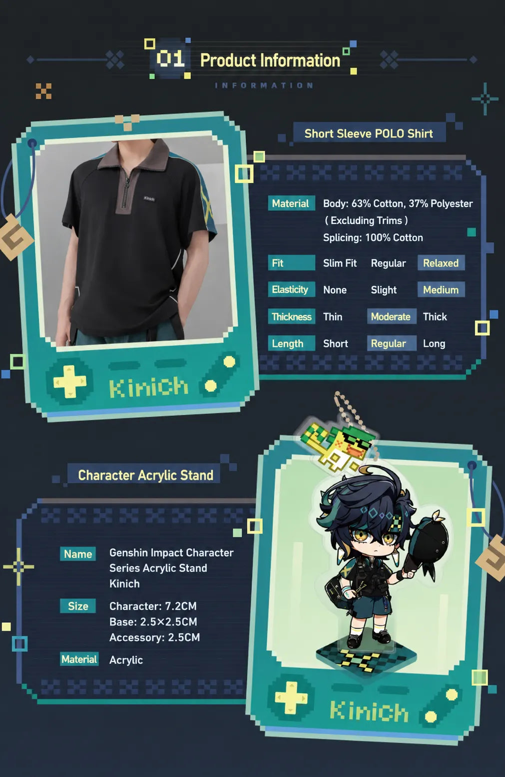 Kinich themed back graphic detail