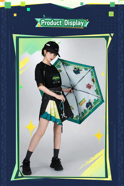 Kinich Shade Umbrella Lifestyle Model Display