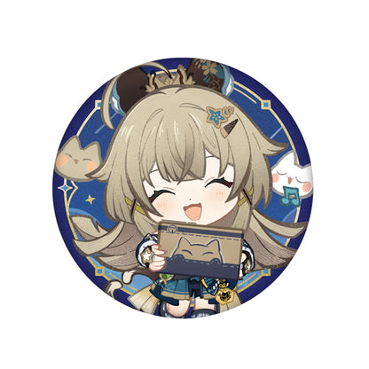 Genshin Impact Kirara Starlight Message badge chibi character design