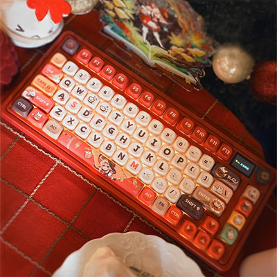 Top view of Klee Escape the Sun mechanical keyboard