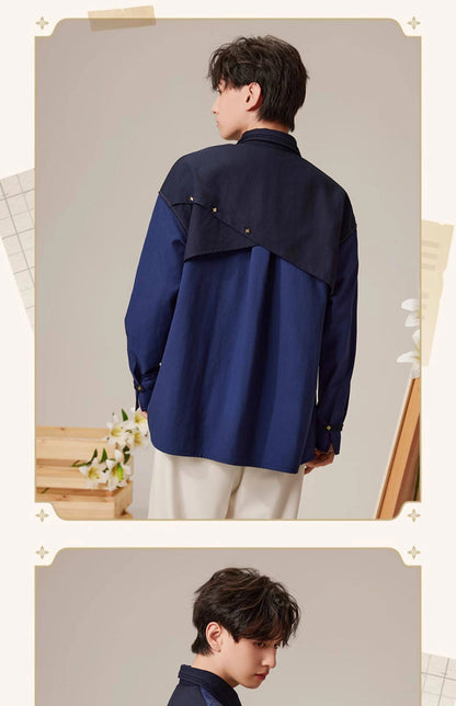 Official Genshin Impact Albedo casual shirt styled lookbook image