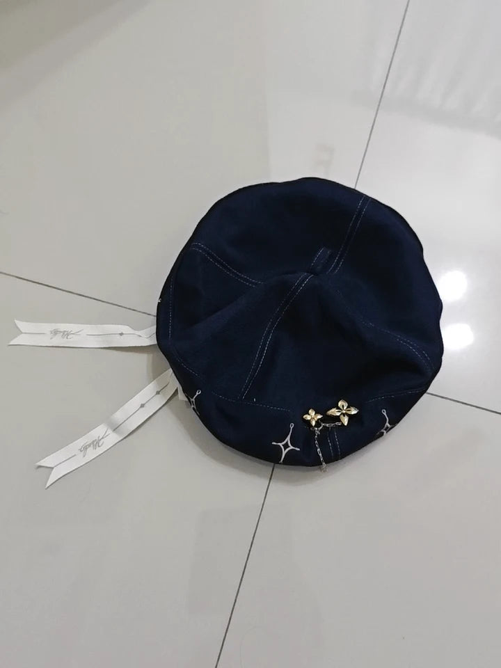 Genshin Impact Albedo Theme Navy Beret