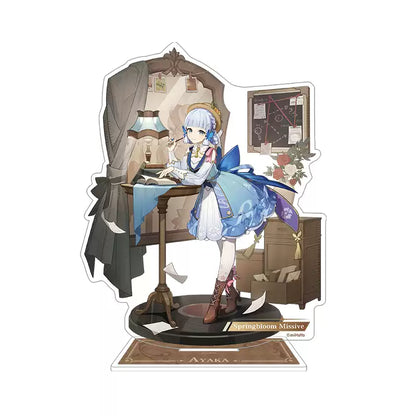 Genshin Impact Kamisato Ayaka Teyvat Series Standee Display