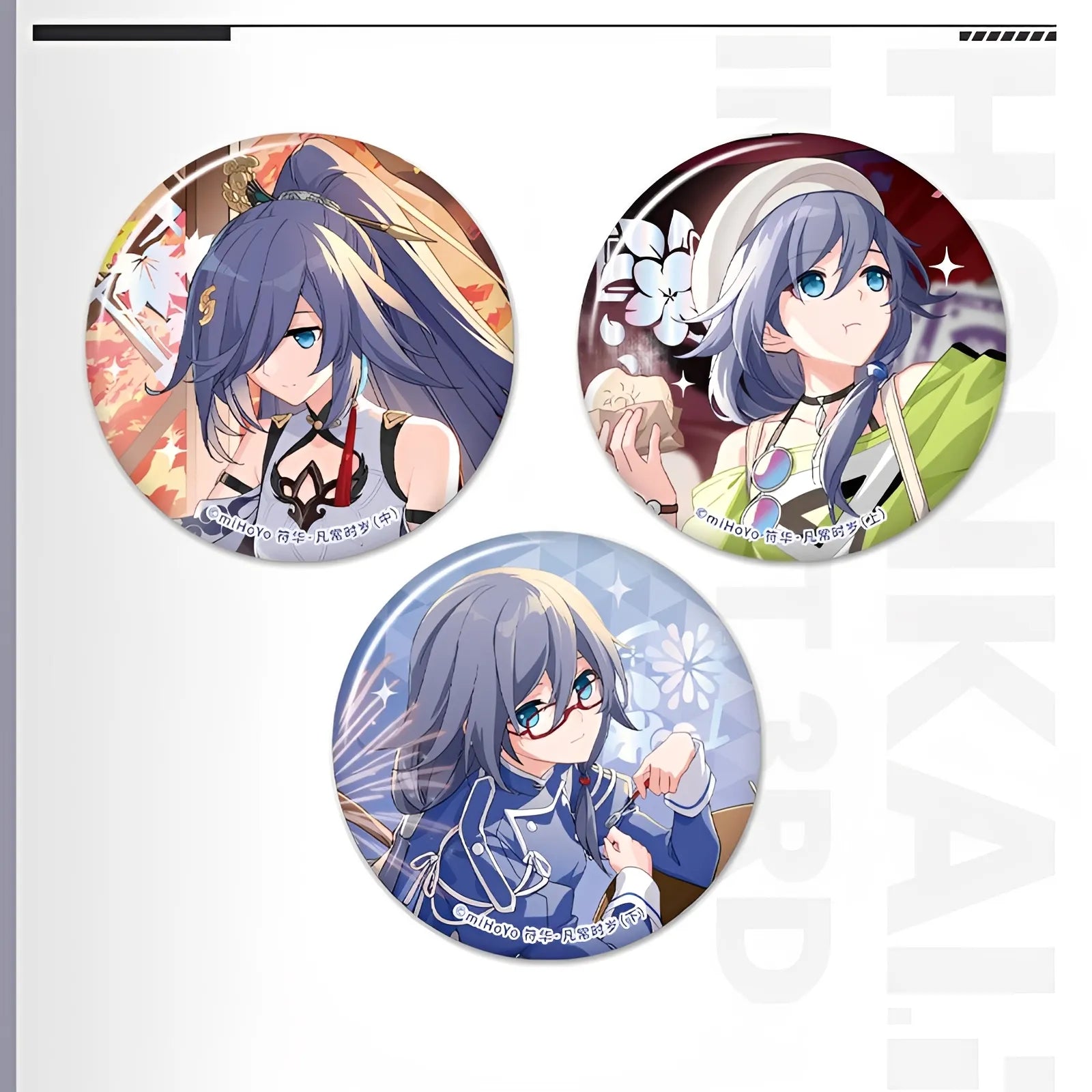 Official Honkai Impact 3rd Stigmata Series Tinplate Badge – Fu Hua