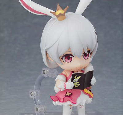 Official Honkai Impact 3rd Theresa Nendoroid with interchangeable face and manga book accessory, detailed ABS and PVC finish