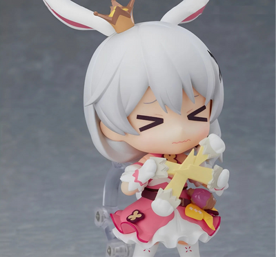 Official Honkai Impact 3rd Theresa Nendoroid smiling face version with pink outfit and themed accessories