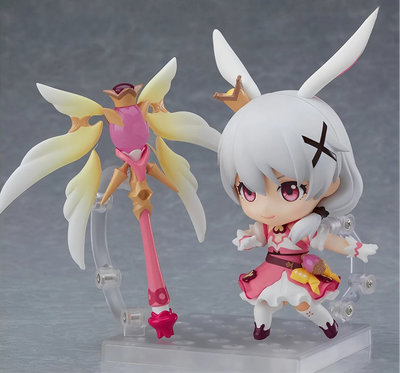 Official Honkai Impact 3rd Theresa Nendoroid figure showcasing weapon accessory and dedicated base, collectible chibi figure
