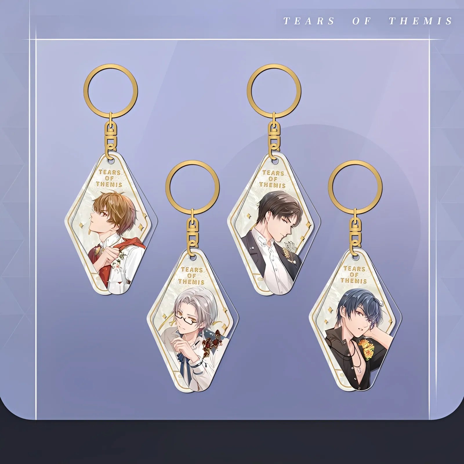 Tears of Themis Fated Interlaced Series Acrylic Keychains Artem Luke Marius Vyn