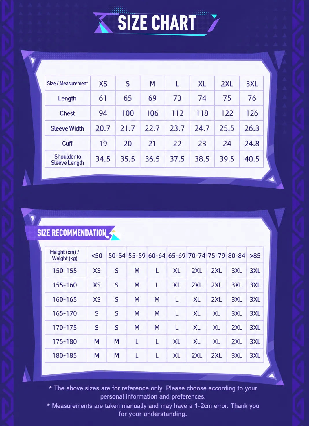 Size Guide