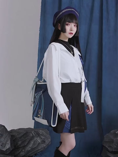 Wanderer skirt pants outfit movement and wearing video