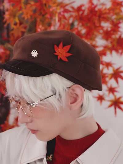 Genshin Impact Kaedehara Kazuha themed beret with elegant character styling and soft everyday wear design from HOYOSTAR official merch collection