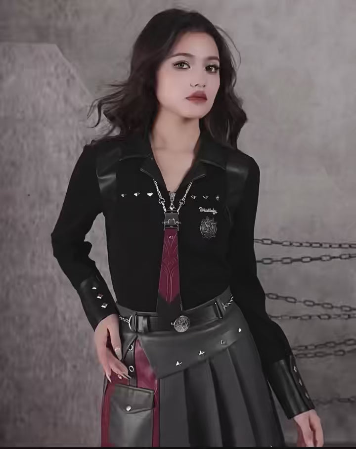 Genshin Impact Wriothesley Themed Impression Series pleated skirt fashion showcase video