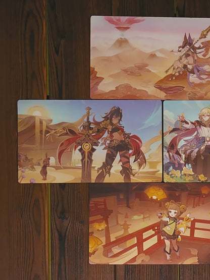 Genshin Impact pre-print series postcard set character designs showcase video