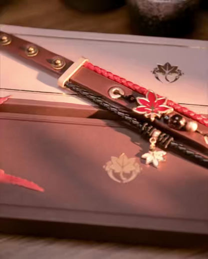 Genshin Impact Kaedehara Kazuha bracelet featuring elegant character details and lightweight everyday styling from HOYOSTAR official merch collection