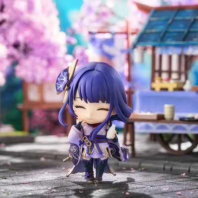 Raiden Shogun Nendoroid figure with signature sword pose