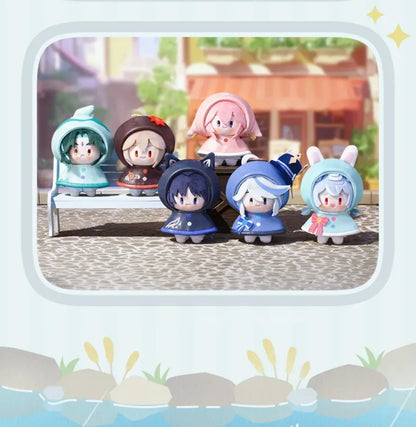 Rainy Fun Plush Keychain Hanging Display for Bags and Accessories