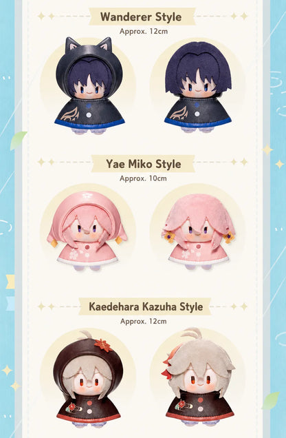 Kaedehara Kazuha and Xiao Plush Keychain Style Details