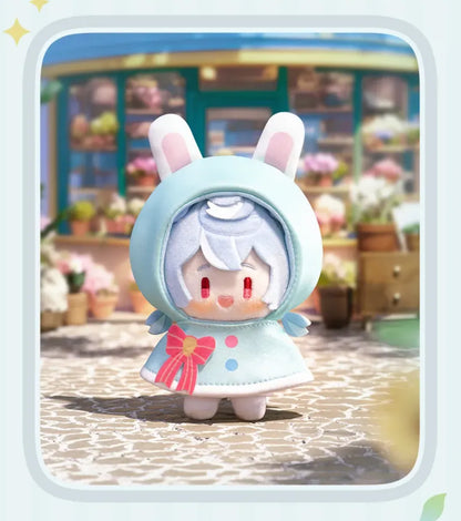 Rainy Fun Plush Keychain Packaging and Collectible Card Details