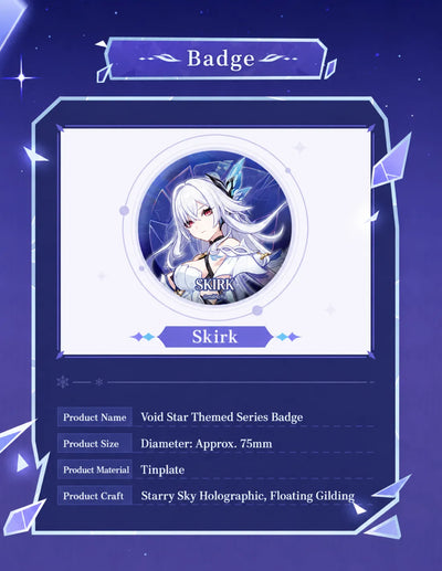 Skirk acrylic standee featuring Void Star Series character artwork
