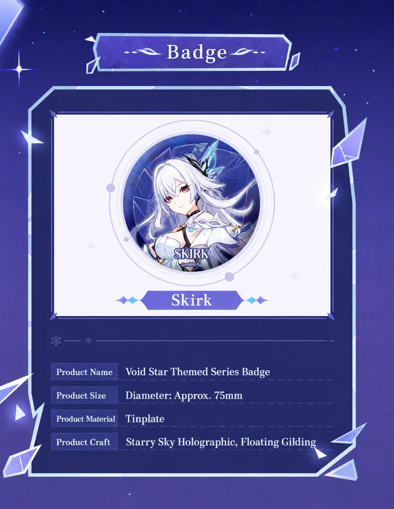 Skirk acrylic standee featuring Void Star Series character artwork