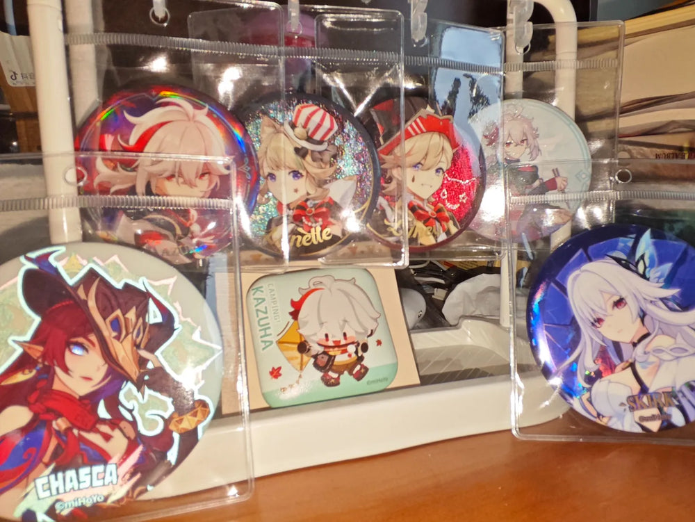 Genshin Impact Void Star Series Skirk Badge & Standee Set