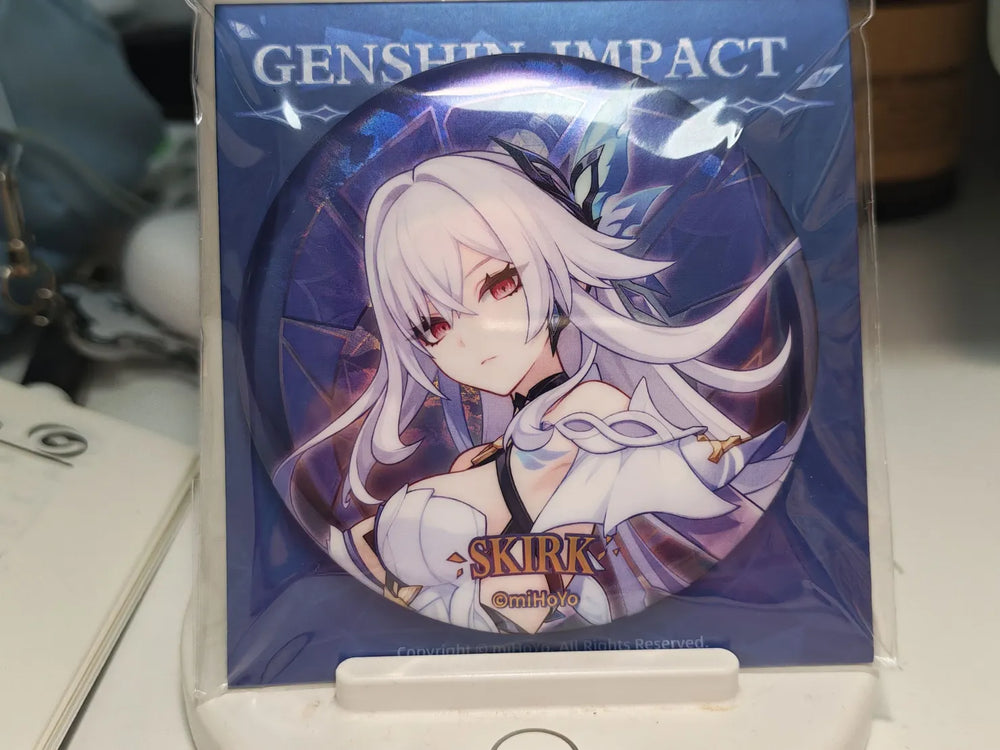 Genshin Impact Void Star Series Skirk Badge & Standee Set