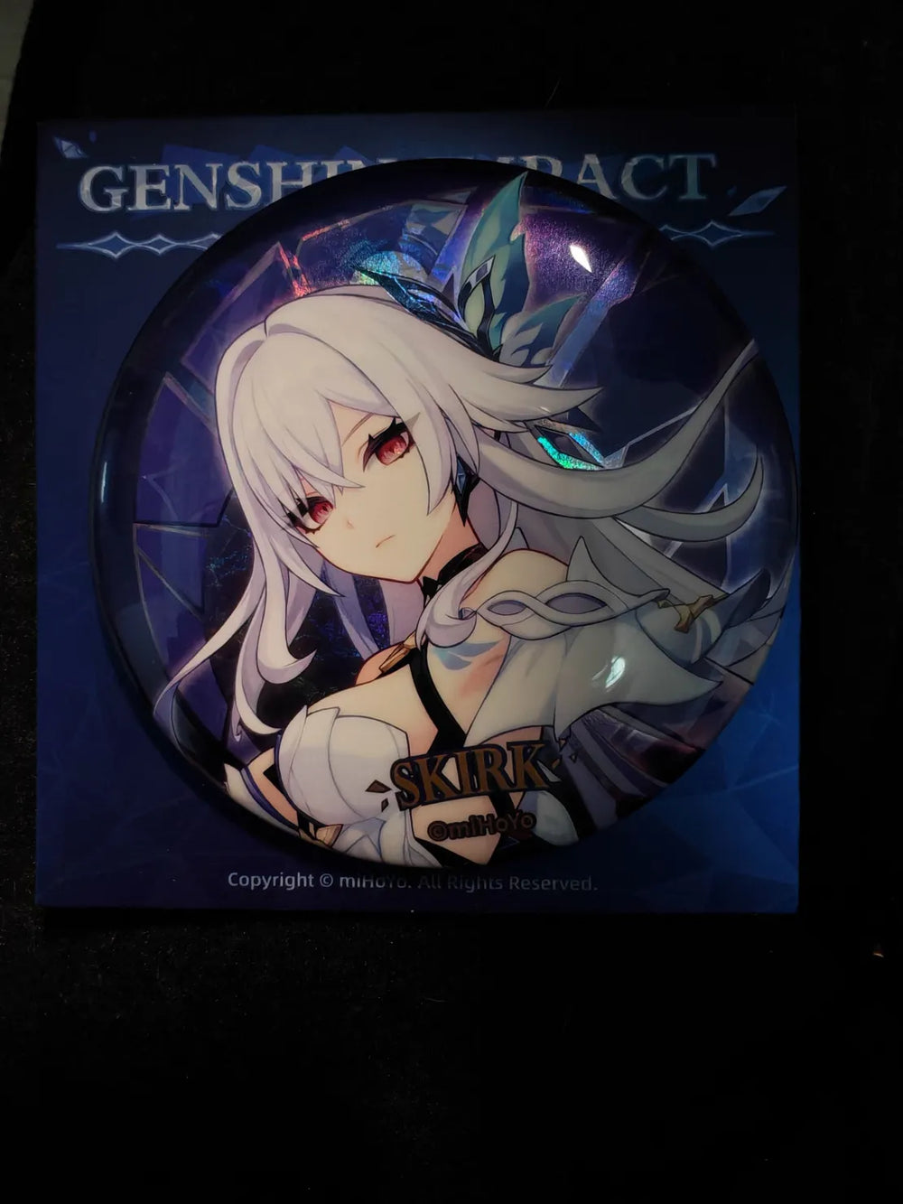 Genshin Impact Void Star Series Skirk Badge & Standee Set