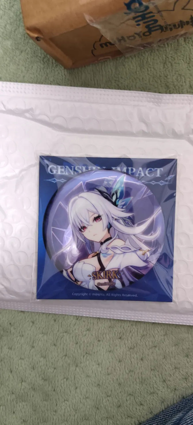 Genshin Impact Void Star Series Skirk Badge & Standee Set