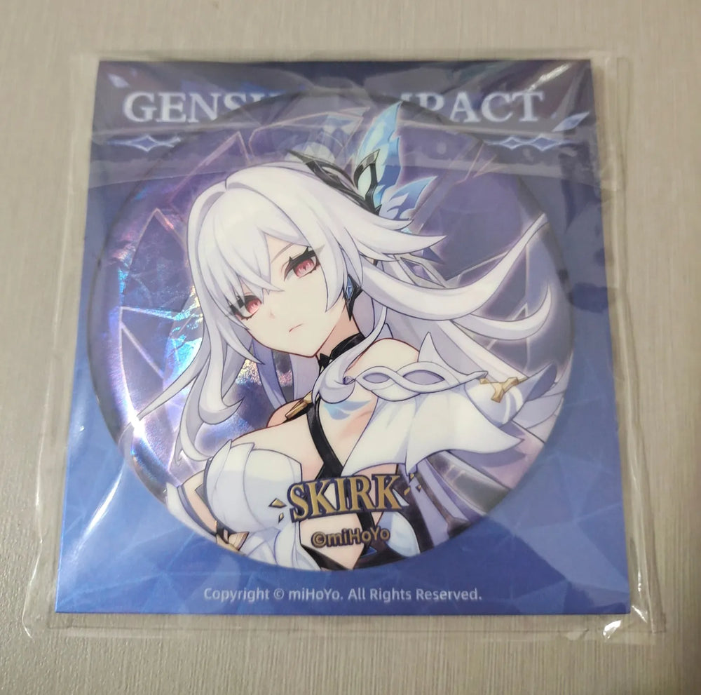 Genshin Impact Void Star Series Skirk Badge & Standee Set