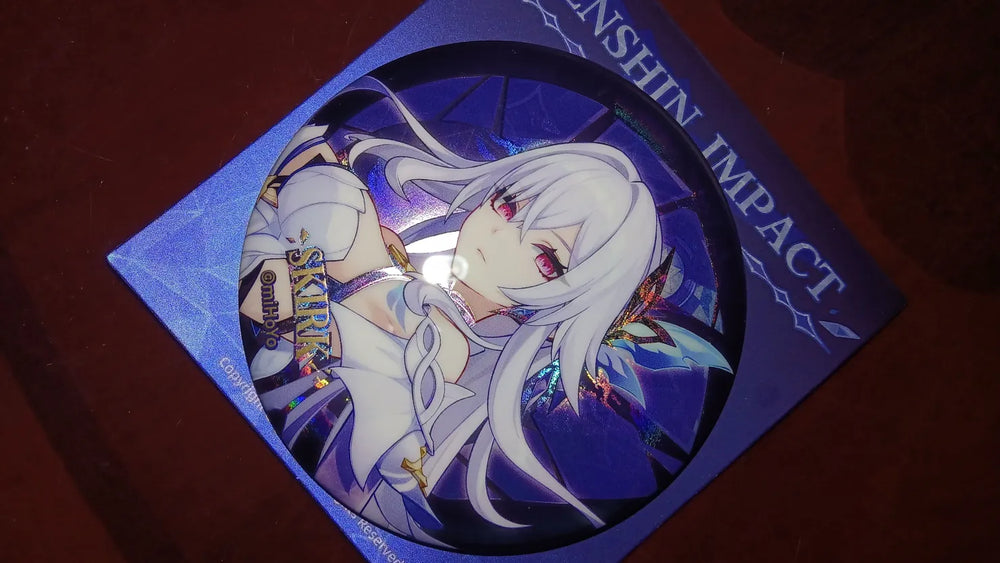 Genshin Impact Void Star Series Skirk Badge & Standee Set