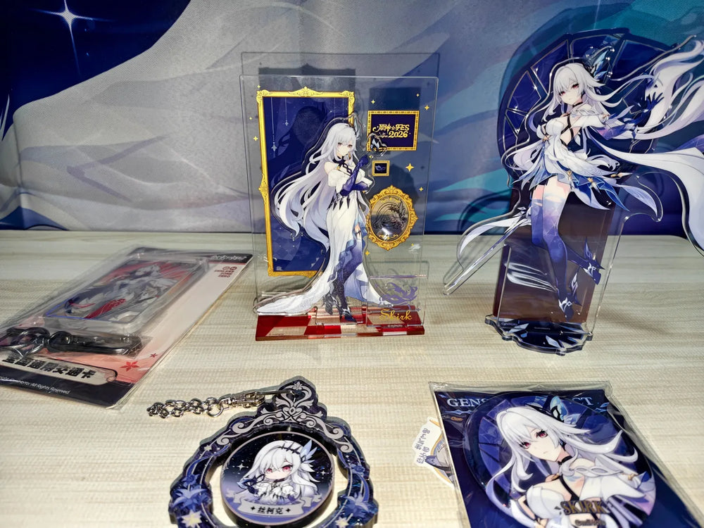 Genshin Impact Void Star Series Skirk Badge & Standee Set