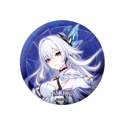 Skirk Void Star Series themed badge and standee featuring cosmic artwork
