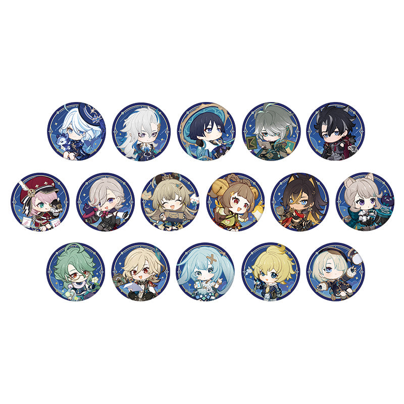 Genshin Impact Starlight Message badge full collection multiple characters display