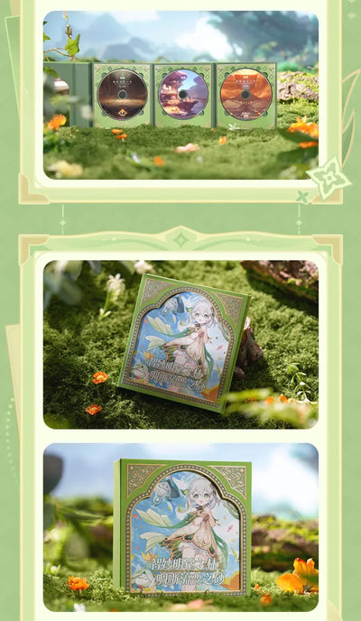 Sumeru hand-crank music box featuring Melody of Brave Seeds design