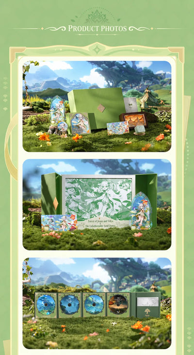 Sumeru paper diorama light box with layered architectural design