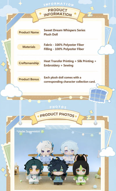 Sweet Dream Whispers Plush Doll Product Information