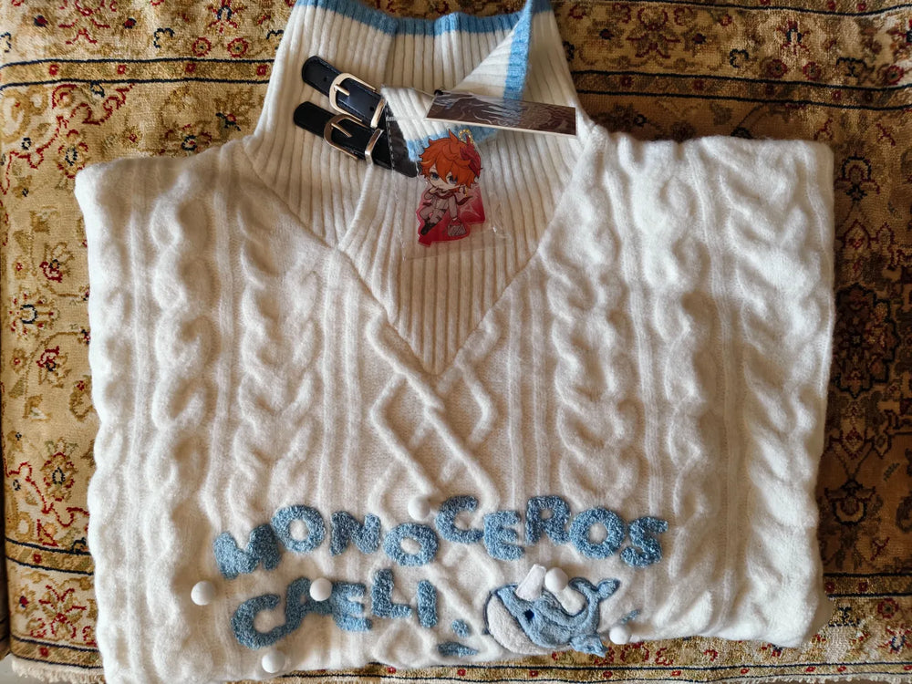 Genshin Impact Tartaglia Themed Impression Series Knit Sweater