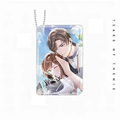 Tears of Themis Artem Wing Heart's Memory Series acrylic keychain front view