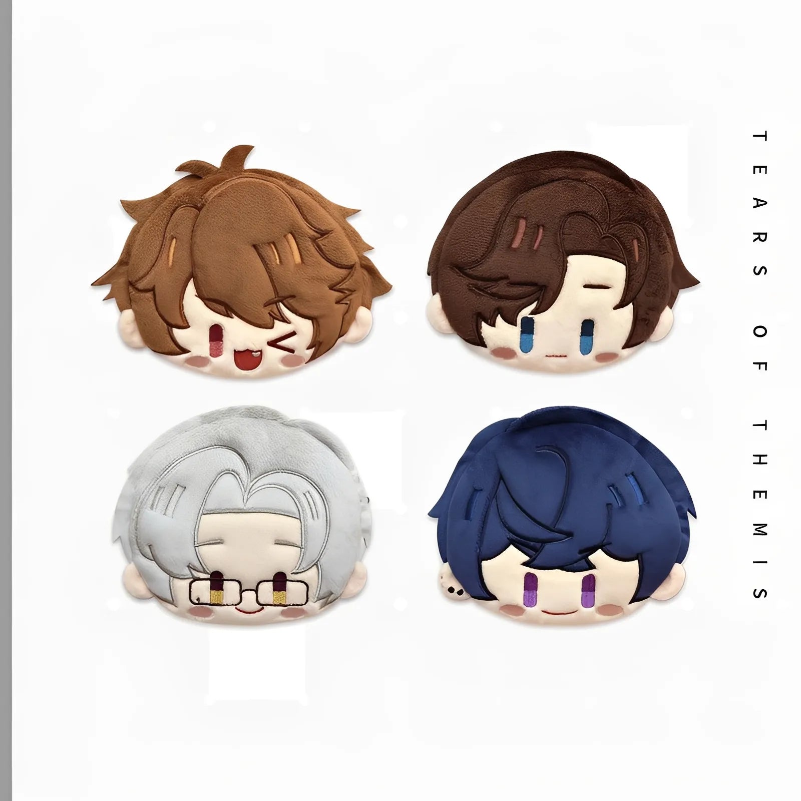 Tears of Themis Daily Series chibi plush coin purse collection featuring Artem Wing Luke Pearce Marius von Hagen and Vyn Richter
