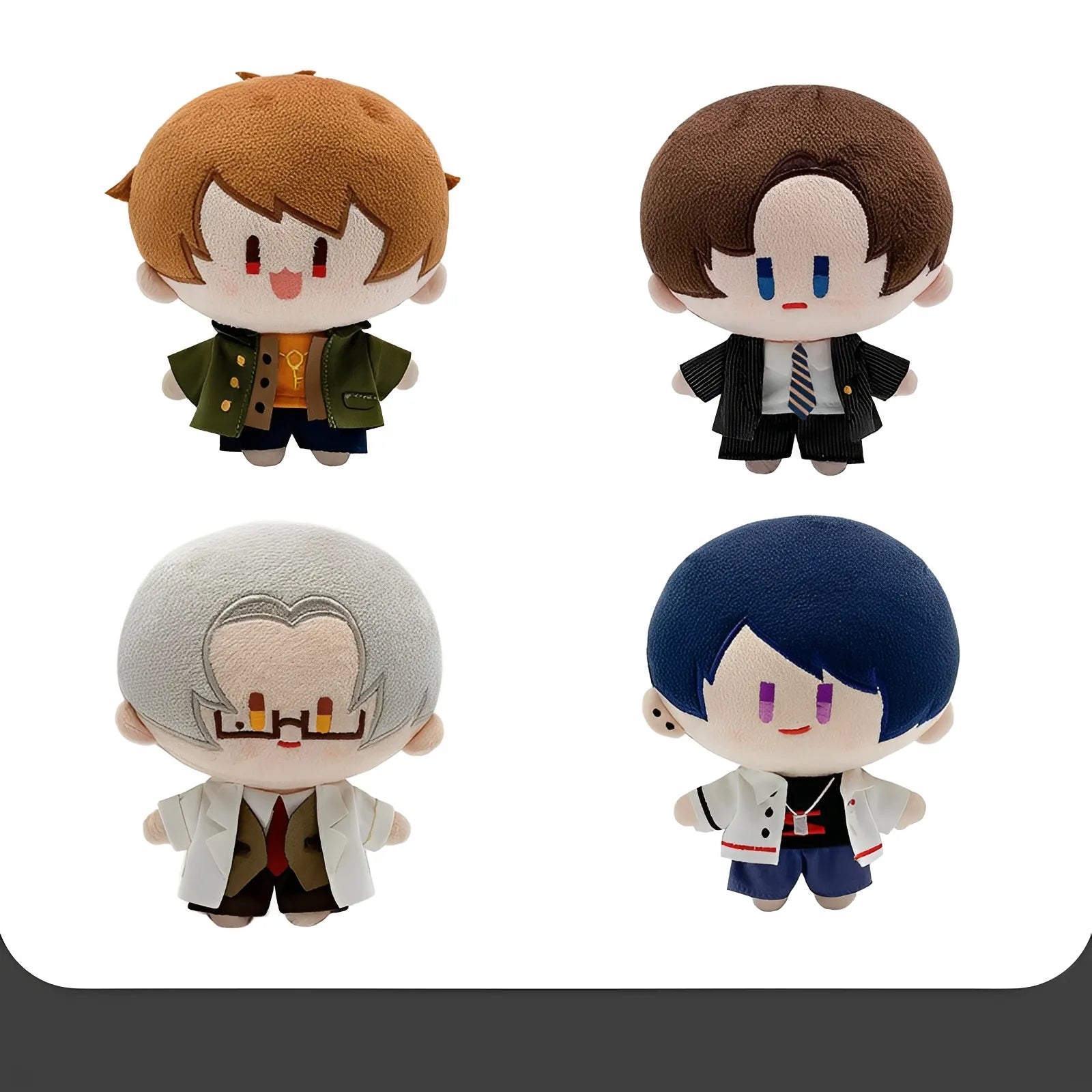 Tears of Themis Daily Series plush dolls featuring Artem Wing Luke Pearce Marius von Hagen and Vyn Richter
