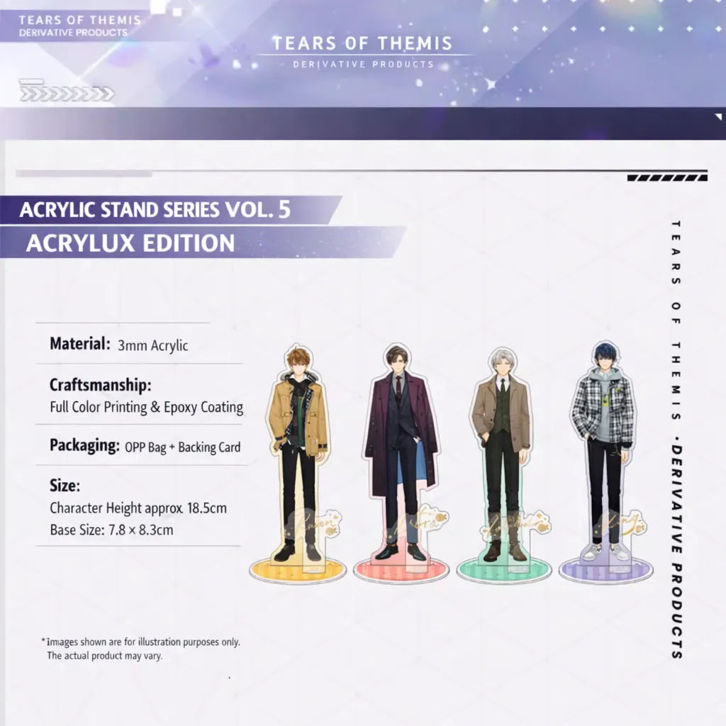 Tears of Themis Illustration Series Vol.5 acrylic stand product details material size and packaging