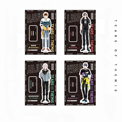 Tears of Themis Illustration Series Vol.6 acrylic standees featuring Artem Wing Luke Pearce Marius von Hagen and Vyn Richter