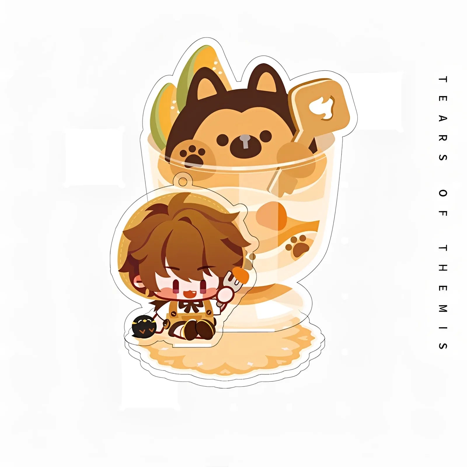 Luke Pearce Sweet Party chibi acrylic stand Tears of Themis dessert themed collectible