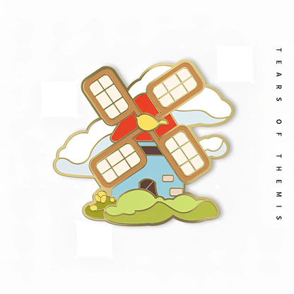 Tears of Themis Collectible Metal Badge Series Vol.3 Spring Courtyard enamel style zinc alloy pin design