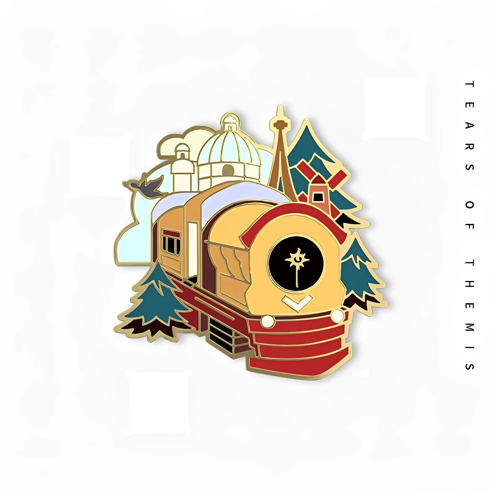 Tears of Themis Collectible Metal Badge Series Vol.3 Wander in a Foreign Land enamel style zinc alloy pin design