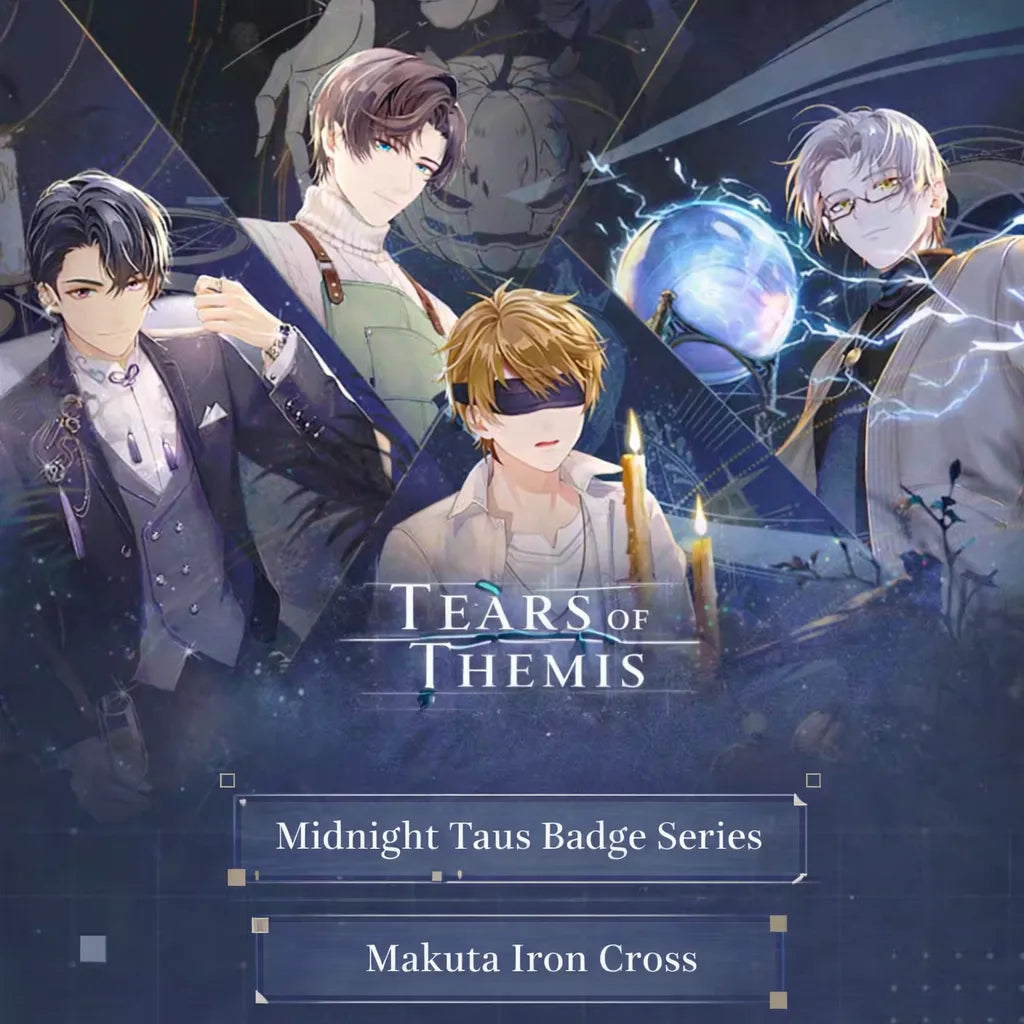 Tears of Themis Midnight Chapter Series Character Tinplate Badge Set