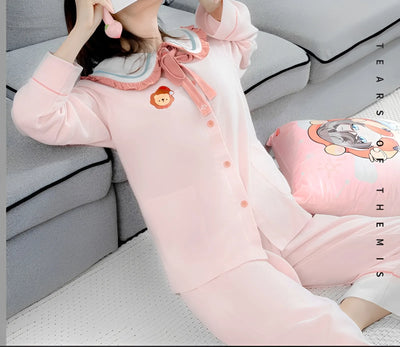 Tears of Themis Sweet Dreams Series Artem Wing cotton loungewear set detail view with character inspired design