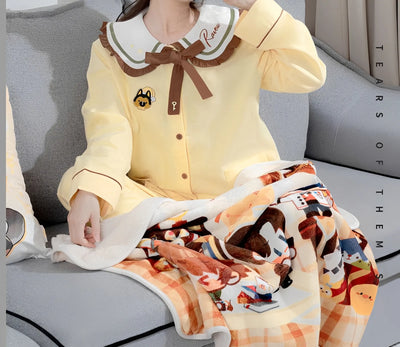 Tears of Themis Sweet Dreams Series Luke Pearce cotton long sleeve loungewear pajama set front view