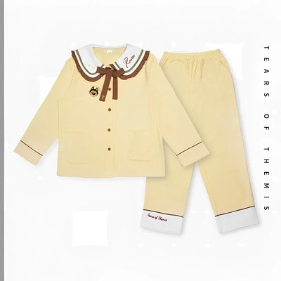 Tears of Themis Sweet Dreams Series Luke Pearce cotton long sleeve pajama loungewear set product image white background